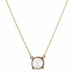 Jane Marie Gold 16" NECKLACE with Colored Stone Pendant