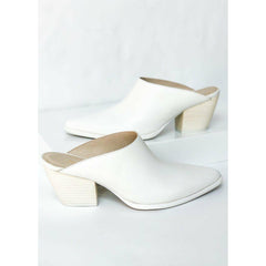 Matisse Cammy Mule in White Leather