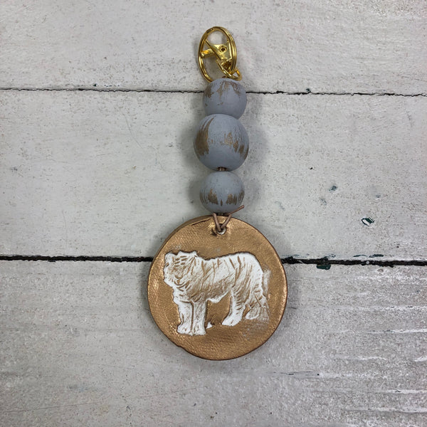 Tiger Blessing Beads Keychain