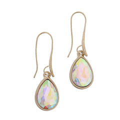 Jane Marie elegant teardrop rhinestone threader earrings