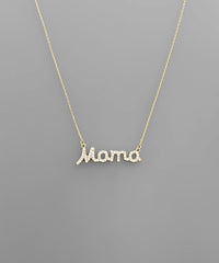 Pave' Mama Necklace