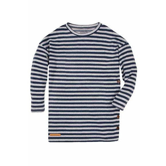 Simply Southern Striped Sweater - Navy