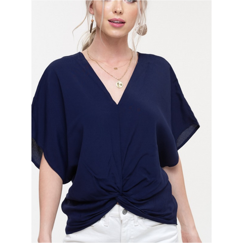 Knotted Front Top