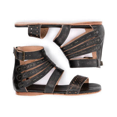 Bed Stu Artemis Sandal In Black Hand Wash