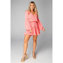 Buddy Love Zozo Dress in Coral