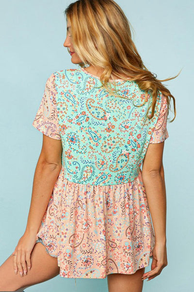 Breeze of Floral Bouquet Top