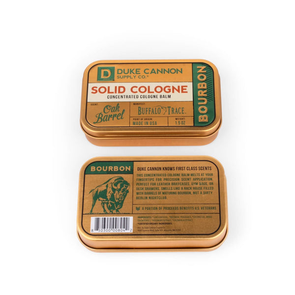 Duke Cannon Solid Cologne - 3 Scents