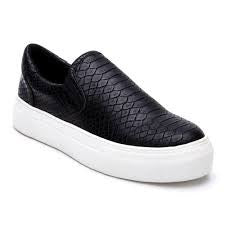 Matisse Gradient Sneaker in Black Snake