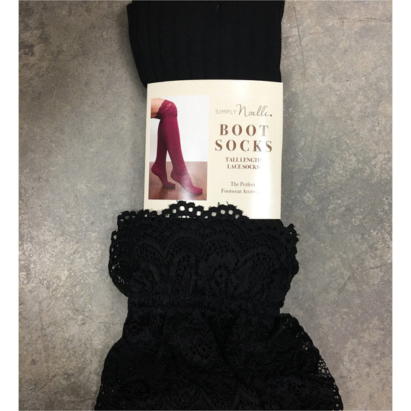 Simply Noelle Tall Lace Sock