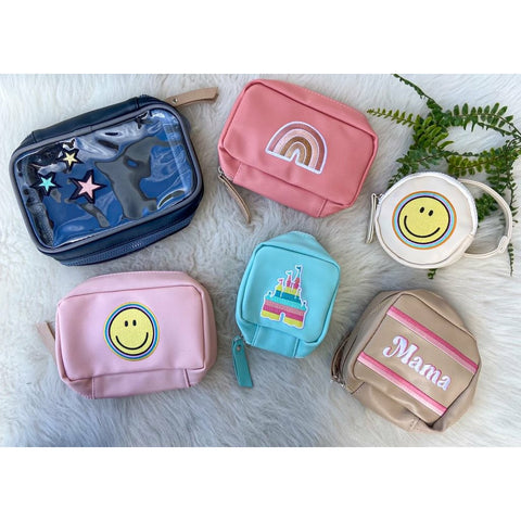 Jadelynn Brooke Happy Cosmetic Bags and Wristlet