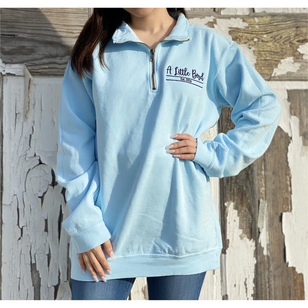 Little Bird Boutique Logo Quarter Zip Jacket