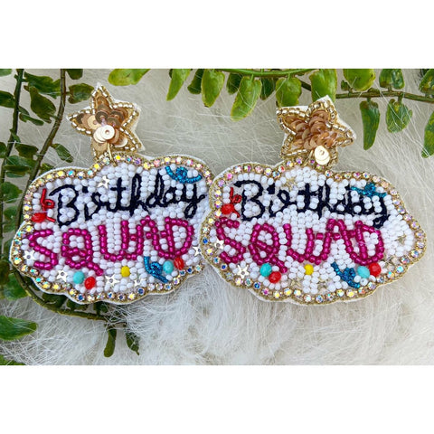 Happy Birthday Earrings