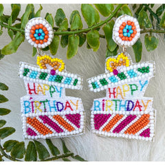 Happy Birthday Earrings