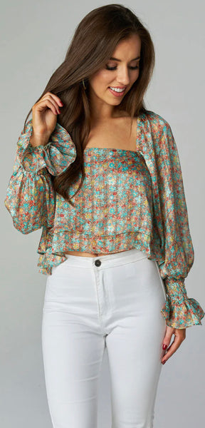 Buddy Love Flora Long Sleeve Top | Boca