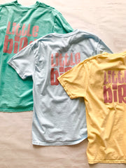 Summer Bubble Letter Little Bird T-Shirt