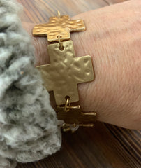 Ellison Cross Bracelet