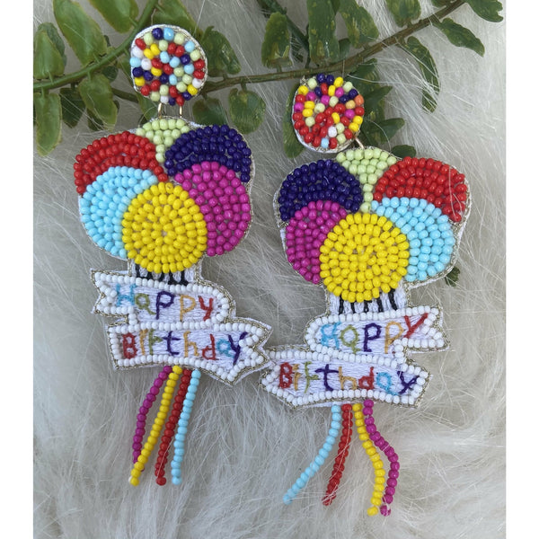 Happy Birthday Earrings