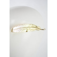 Feather Metal Halo Headband