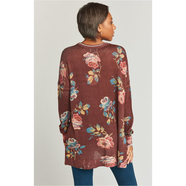 Show Me Your Mumu Chocolate & Roses Bonfire Sweater