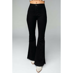 Buddy Love Moonshine High Waisted Flare Jeans - Black